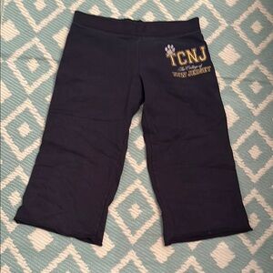 TCNJ Navy Cropped Sweats M